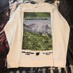 taylor swift x stella summer’s a knife sweatshirt